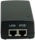 Мрежов аксесоар VALUE 21.99.1498, Gigabit PoE инжектор, 30W, RJ-45, IEC, 802.3af, черен снимка 2