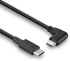 LINDY LNY-32005 : Кабел USB 2.0 USB-C към USB-C, 90° под ъгъл, десен, 1м снимка 3