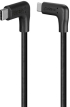 LINDY LNY-32023 :: Кабел USB 3.2, Type C, M-M, 90° десен към 90° десен, 10 Gbps, черен, 1.0 м снимка 2