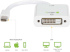 Адаптер Mini DP към DVI-D 24+1, M-F, бял снимка 4
