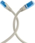 Медна пач корда Patch Cord Cat.6A U-UTP LSZH 500MHz grey 1m снимка 3