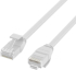 Медна пач корда RJ45 Patch Cord Cat.6A UTP ultraflex white 0, 25 снимка 1