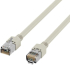 Медна пач корда Patch Cord Cat.5e SF-UTP LSZH Draka CU grey 0.5m снимка 1