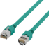 Медна пач корда Patch Cord Cat.5e SF-UTP LSZH Draka CU green 7, 5m снимка 1