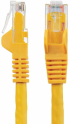 Медна пач корда Patch cable U-UTP, Cat. 5e, PVC, yellow-3 метра снимка 4