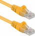 Медна пач корда Patch cable U-UTP, Cat. 5e, PVC, yellow-5 метра снимка 3
