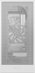 Кутия NZXT H5 Flow RGB 2024, Mid-Tower, Бял снимка 4