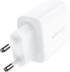 Принадлежност за смартфон Acefast Универсално зарядно за стена Charger Wall GaN PD20W - A25 - USB-C x 1, USB-A x 1, Бял снимка 5