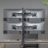 Стойка за монитор SBOX LCD-352-4-2, за 4 монитора 17"-32", 9 kg, VESA 100x100, черен снимка 9