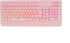SBOX MIKASA :: Клавиатура White Shark, мембранна, GK-2103, розова снимка 3