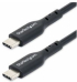 Кабел USB Startech USB-C към USB-C, 3,0 м, черен снимка 1