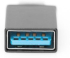 АДАПТЕР DIGITUS - USB-A to USB-C - Black - PN AK-300506-000-S снимка 2