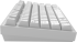 Геймърскa безжична клавиатура Dark Project ALU81A Terra Nova White RGB, Бяла снимка 4