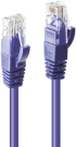 Инсталационен LAN кабел  LINDY LNY-48120 :: UTP patch кабел, Cat. 6, меден, лилав, 0.3 м снимка 2