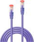 LINDY LNY-47822 :: SFTP patch кабел, Cat. 6, меден, лилав, 1.0 м снимка 1