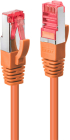 Инсталационен LAN кабел  LINDY LNY-47805 :: SFTP patch кабел, Cat. 6, меден, оранжев, 0.3 м снимка 2