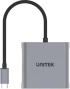 Unitek Адаптер Adapter USB-C M to DisplayPort x 2 F - 8K@30Hz, MST - V1404A снимка 2