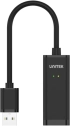 Unitek адаптер USB to LAN 100Mbps black снимка 2