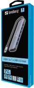 Sandberg SNB-136-40 Хъб USB-C към 7x USB А, USB 3.0 снимка 2