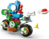 LEGO  Super Mario Mario car - Yoshi bike, 72031 снимка 1