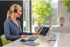 Безжични слушалки HP Poly Voyager 4320, BT700 Bluetooth, черни снимка 6