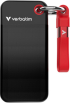 SSD външен Verbatim Pocket SSD USB 3.2 Gen 2 1TB Black-Red снимка 1