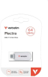 Verbatim Plectra USB-C Flash Drive White 64GB снимка 3