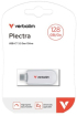 Verbatim Plectra USB-C Flash Drive White 128GB снимка 3