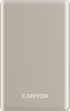 Принадлежност за смартфон CANYON power bank OnPower 510 slim Magnetic 10000 mAh PD20W Beige снимка 1