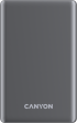Принадлежност за смартфон CANYON power bank OnPower 505 slim Magnetic 5000 mAh PD20W Dark Grey снимка 1