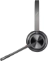 Bluetooth слушалки Poly Voyager 4320 UC, със зарядна стойка, черни снимка 4