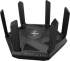 Безжичен рутер Asus Gaming Wireless Router, RT-AXE7800, AXE7800, Tri-Band, Quad-Core 1.7GHz CPU, 256MB-512MB Flash-RAM, AiMesh, Черен снимка 4