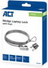 Цифрово заключващо устройство за лаптоп ACT LOCK AC9040, 2.0 m снимка 2