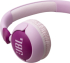 Слушалки JBL JR320 Wired on-ear kids headphones, Лилави/розови снимка 5