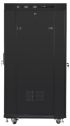 Шкаф за техника - Rack Lanberg rack cabinet 19" free-standing 27U - 600x800 self-assembly flat pack with glass door LCD, black снимка 4