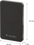 Външна батерия Verbatim Charge 'n' Go Essentials Power Bank Magnetic Wireless 5000mAh Black снимка 6