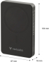Външна батерия Verbatim Charge 'n' Go Essentials Power Bank Magnetic Wireless 10000mAh Black снимка 6