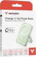 Външна батерия Verbatim Charge 'n' Go Power Bank with Stand Magnetic Wireless 10000mAh Green снимка 7