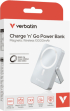 Външна батерия Verbatim Charge 'n' Go Power Bank with Stand Magnetic Wireless 10000mAh Blue снимка 7