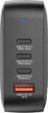 Принадлежност за смартфон Verbatim Mini GaN Charger 165W 4 Port US plug with EU and UK adaptors снимка 2