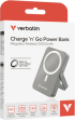 Външна батерия Verbatim Charge 'n' Go Power Bank with Stand Magnetic Wireless 10000mAh Grey снимка 7