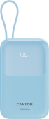 Външна батерия CANYON power bank OnPower 101 built-in cable 10000 mAh PD22.5W Blue снимка 1