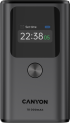 Външна батерия CANYON power bank OnPower 130 TFT 10000 mAh PD30W Dark Grey снимка 1