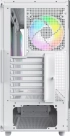 Montech кутия Case ATX - XR (W) - 3 x 120 mm ARGB Fans, USB-C, White снимка 6