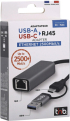 TNB USB Хъб, USB Type-A-USB Type-C към RJ45, 2.5 Gbps снимка 4