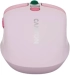 Мишка CANYON CNS-CMSW26P LCD Silent Dual Mode Wireless, 2400 DPI, Розова снимка 4