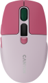 Мишка CANYON CNS-CMSW26P LCD Silent Dual Mode Wireless, 2400 DPI, Розова снимка 1