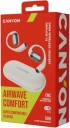 Слушалки CANYON headset OnFlow 12 OWS ENC Beige снимка 5