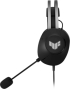 Слушалки Геймърски AsusTUF Gaming H1 Gen II Headset (Lightweight 297-g, wired USB-A connection, 40 mm Drivers, Virtual 7.1 Surround Sound), Черни снимка 6