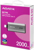 SSD външен ADATA EXT SC750, 2TB, USB 3.2 Gen2 Type-C; SC750-2000G-CCBK снимка 5